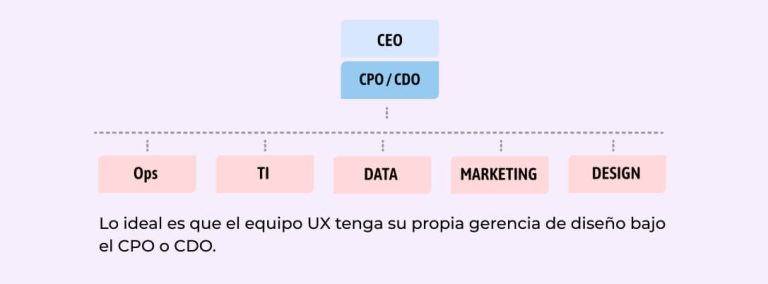 Estructura empresa con UX